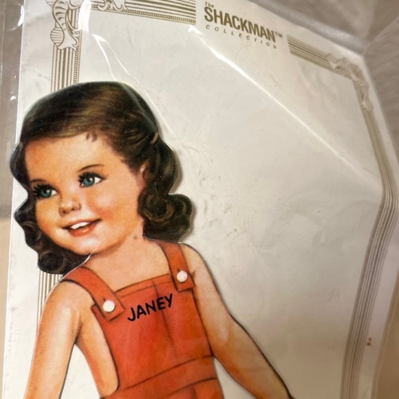 B Shackman Co. Other - ‘Janey’ Queen Holden Paperdoll Set. Girl Doll with 8 Outfits. Unopened. New.